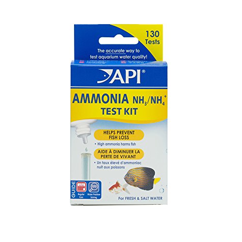 एपीआई AMMONIA 130-टेस्ट मीठे पानी और खारे पानी मछलीघर पानी टेस्ट किट